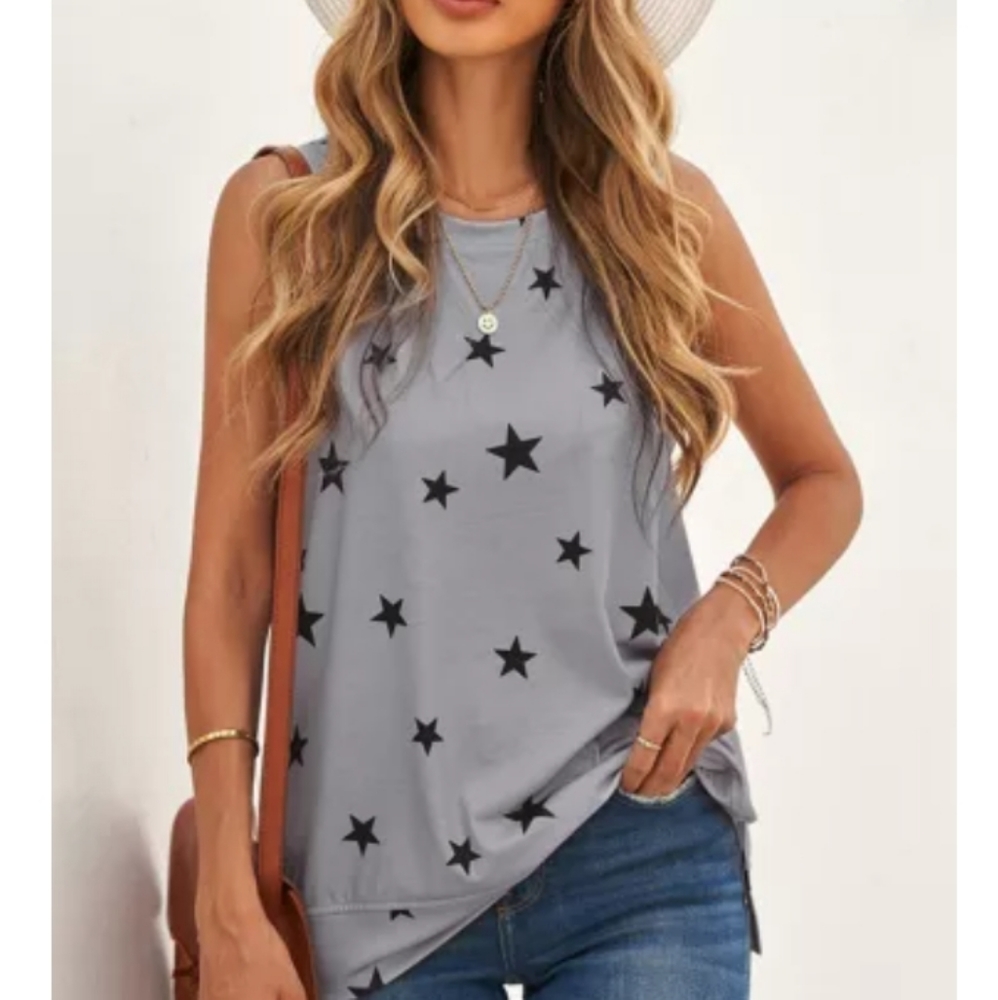 HP 💥1 xl left New boutique star print tank - Picture 12 of 16